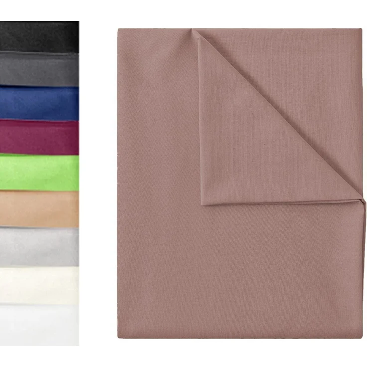 GREEN MARK Textilien Klassische Bettlaken – Flaches Laken aus 100% Baumwolle, ohne Gummi, hautfreundlich, pflegeleicht, bei hohen Temperaturen waschbar – Sand beige – 150x250 cm – Bild 1