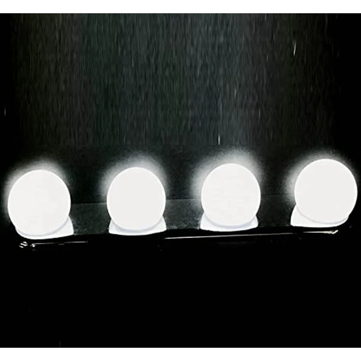 HAC24 LED Spiegelleuchte 2er Set LED Spiegellampe Spiegel Kosmetik Make Up Leuchte, mit Saugnäpfen – Bild 3