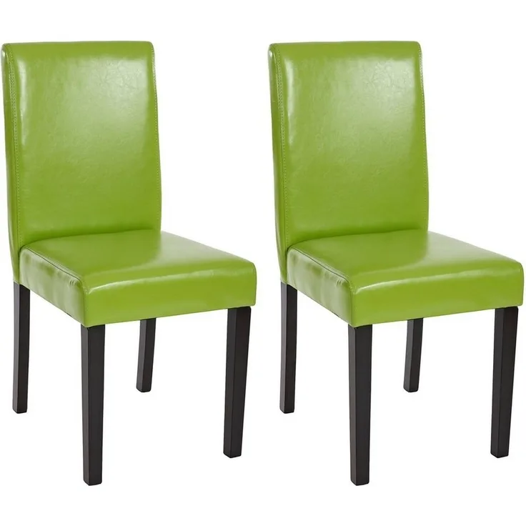 MCW Esszimmerstuhl Littau-2 (Set, 2 St), 2er-Set, Hohe Rückenlehne, Bodenschoner, Abgerundete Ecken und Kanten