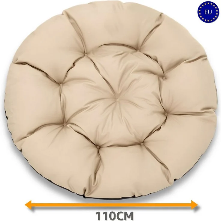Amazinggirl Sitzkissen Papasansessel Kissen Hängesessel 100cm - Polster für Korbsessel – Bild 2