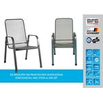 MFG Freizeitmöbel Stapelstuhl MFG Streckmetall-Stapelstuhl "Mac-Stor", 2-er Set (2 St)