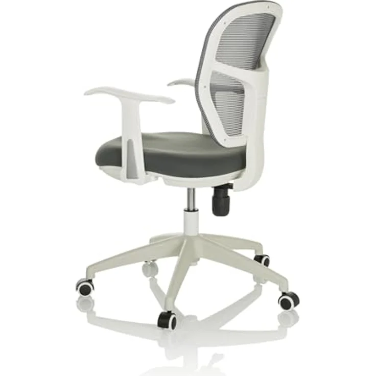 MID.YOU Mid.you Drehstuhl, Grau, Textil, drehbar, 68x90-97x68 cm, für Arbeitszimmer – Bild 9