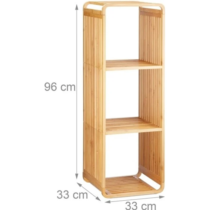 Bambus Regal mit Ablagen – Bild 4