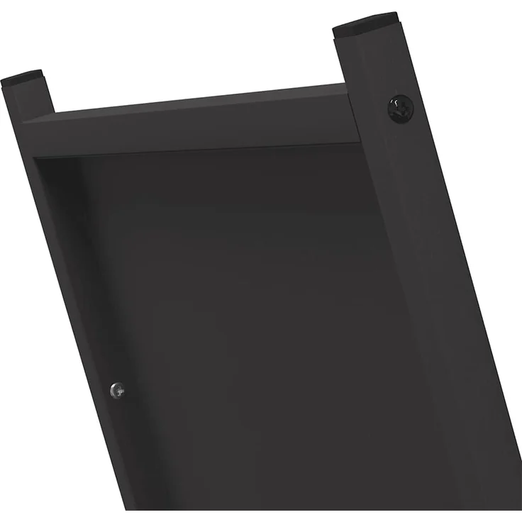 vidaXL Brennholzregal Schwarz 69,5x35x81 cm Kaltgewalzter Stahl 864177 – Bild 6