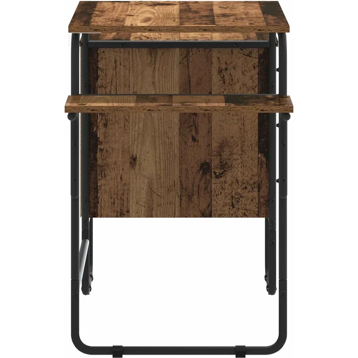 vidaXL Schreibtisch mit Stauraum Altholz 120 x 50 x 75 cm 8008000 – Bild 5