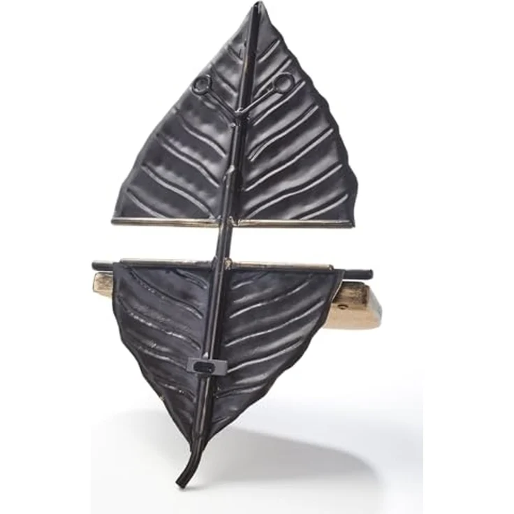 Kobolo Regal Wandregal Hängeregal Blatt ELENA mit Ablage, Stück 1-tlg, 26Lx15Bx46H cm – Bild 7