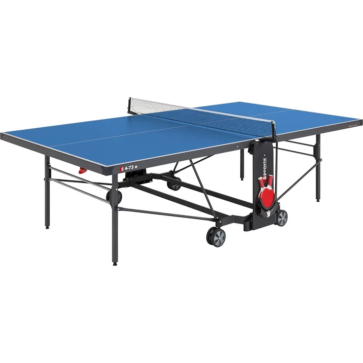 Sponeta 'S 4-73 e' Tischtennisplatte, 274 x 152,5 x 76 cm, wetterfest, klappbar, blau – Bild 1