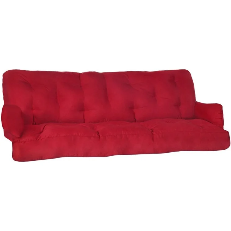 Beautissu Hollywoodschaukel Auflagenset Flair HS Rot – Bild 1