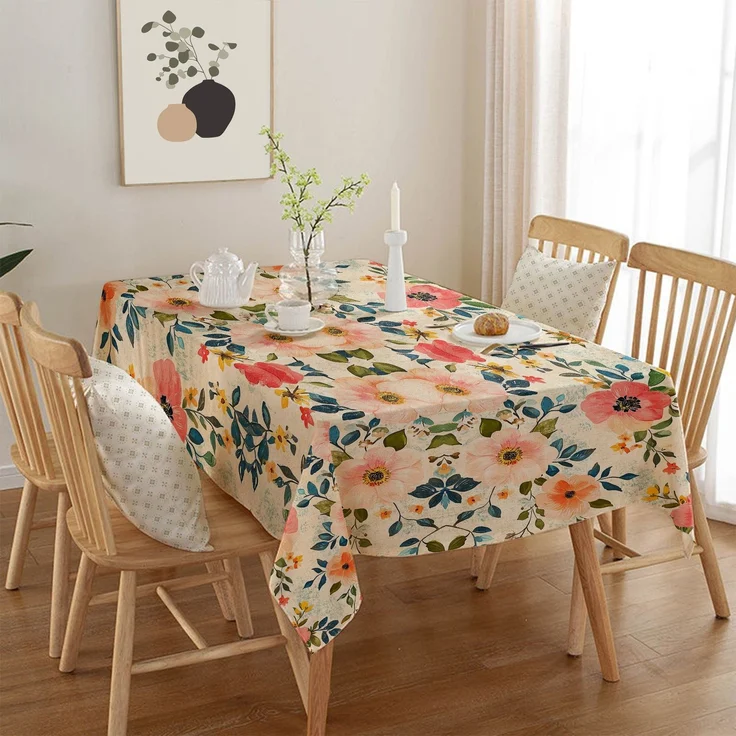 Hermia Concept 'Asr-tblclt25 -27 - 140 x 220' Tischdecke, Mehrfarbig, 140 x 220 cm – Bild 1