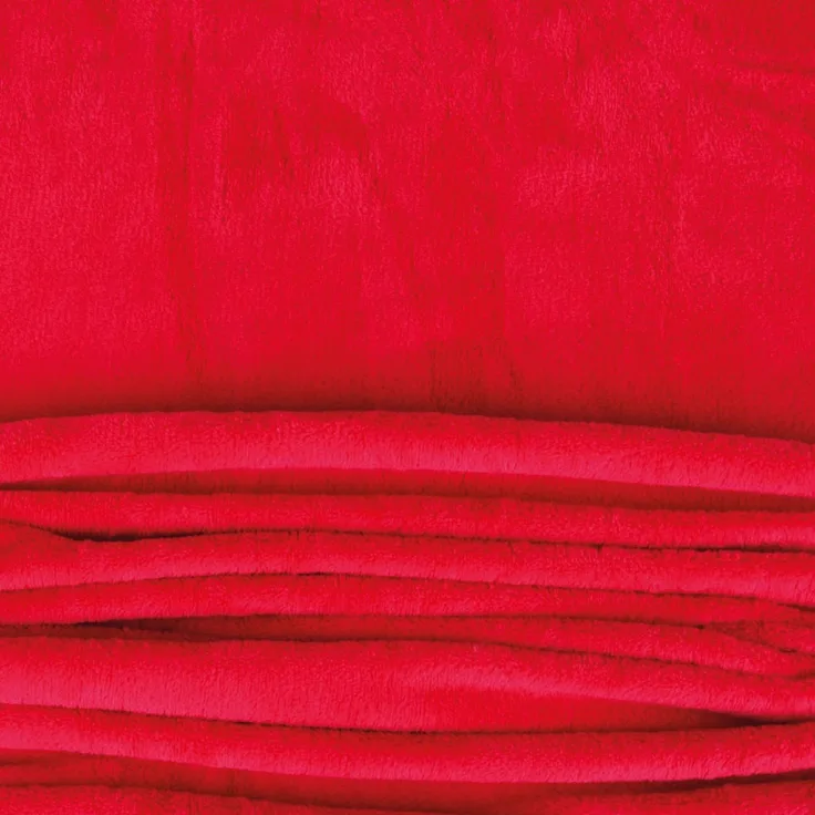 Kuscheldecke supersofte Tagesdecke vielseitig verwendbare Microfaser-Decke, flauschig und anschmiegsam in vielen verschiedenen modischen Farben erhältlich (rot - salsa / 210x280 cm)
