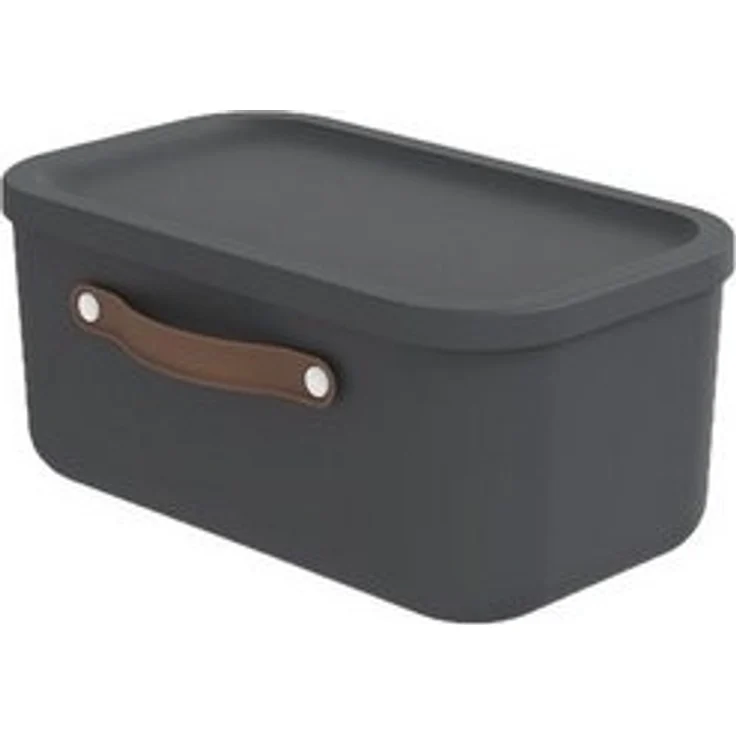 ROTHO Stapelbox Aufbewahrungskiste mit Deckel 12 l MALOJA – Bild 4