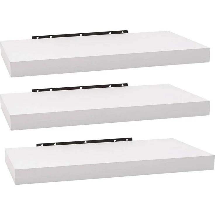 Woltu Wandregal, Set 3-tlg, Wandboard für Deko aus MDF Holz – Bild 5