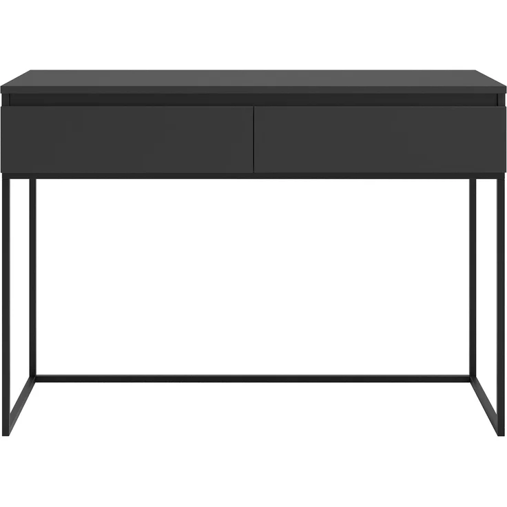 Selsey 'Bemmi' Schminktisch Schreibtisch, schwarz, ca. 80 x 120 x 50 cm – Bild 4