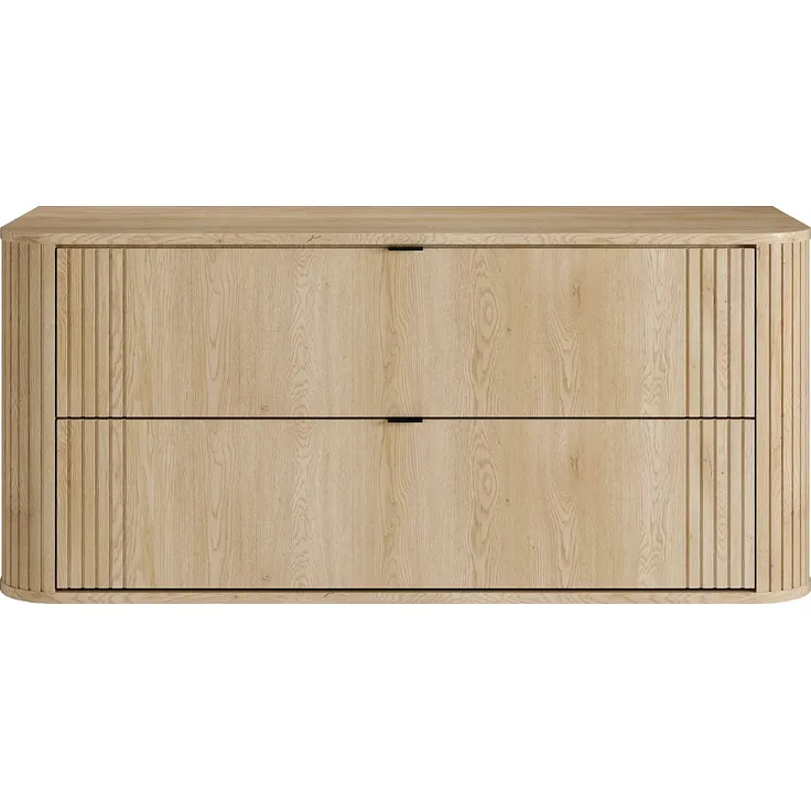 Vente-unique - FILOR Waschbeckenmöbel Holz, Platte Beige - B 46 cm x H 57 cm x L 120 cm – Bild 2