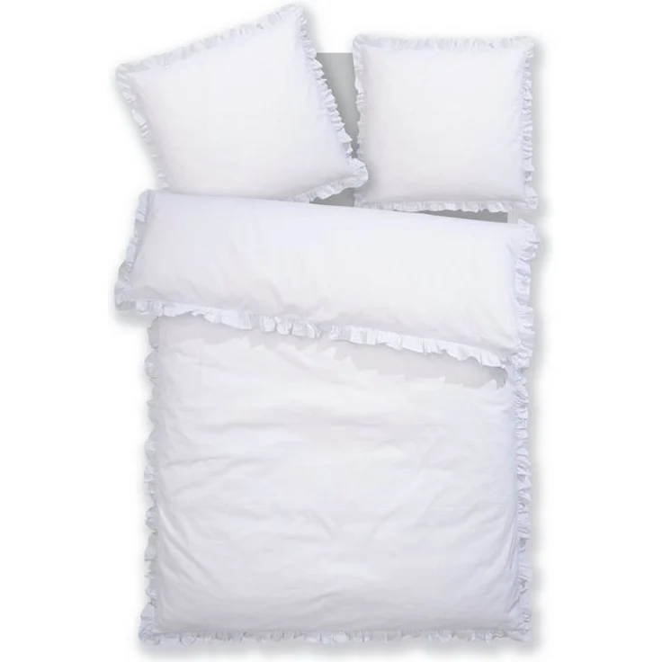 OTTO home Bettwäsche Violetta in Gr. 135x200 oder 155x220 cm, Renforcé, 2 teilig, Bettwäsche aus Baumwolle, romantische Bettwäsche mit Volants – Bild 4