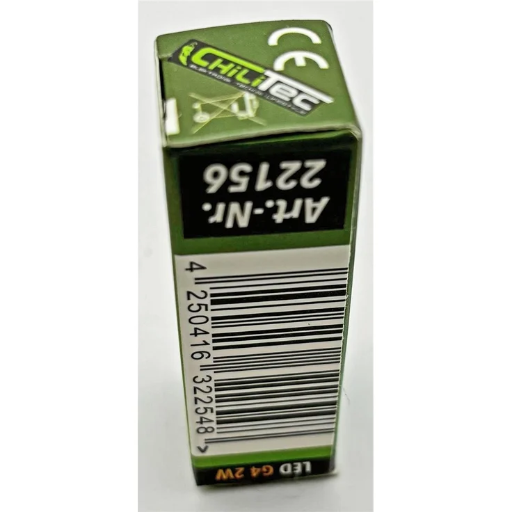 LED Stiftsockellampe G4 "Silikon W2"3000k, 200lm, 300°, 12V/2W, warmweiß – Bild 5