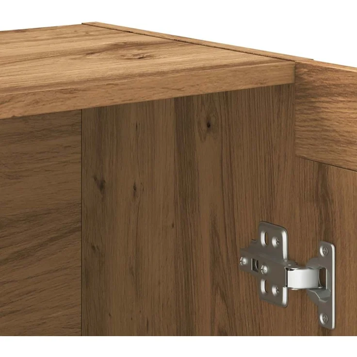 vidaXL Bücherschrank Artisan-Eiche 82,5x30,5x115 cm Holzwerkstoff 856157 – Bild 8