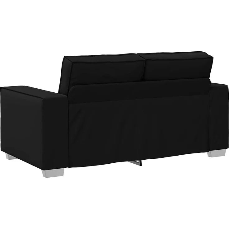vidaXL Zweisitzer-Sofa Schwarz 160 cm Kunstleder 4105050 – Bild 4