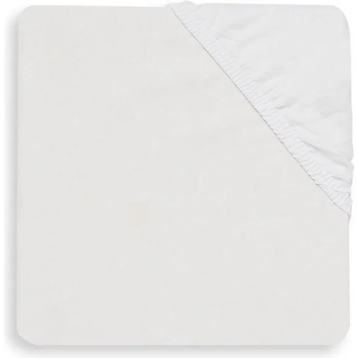 Jollein Spannbettlaken Baumwolle 60x120 cm Weiß