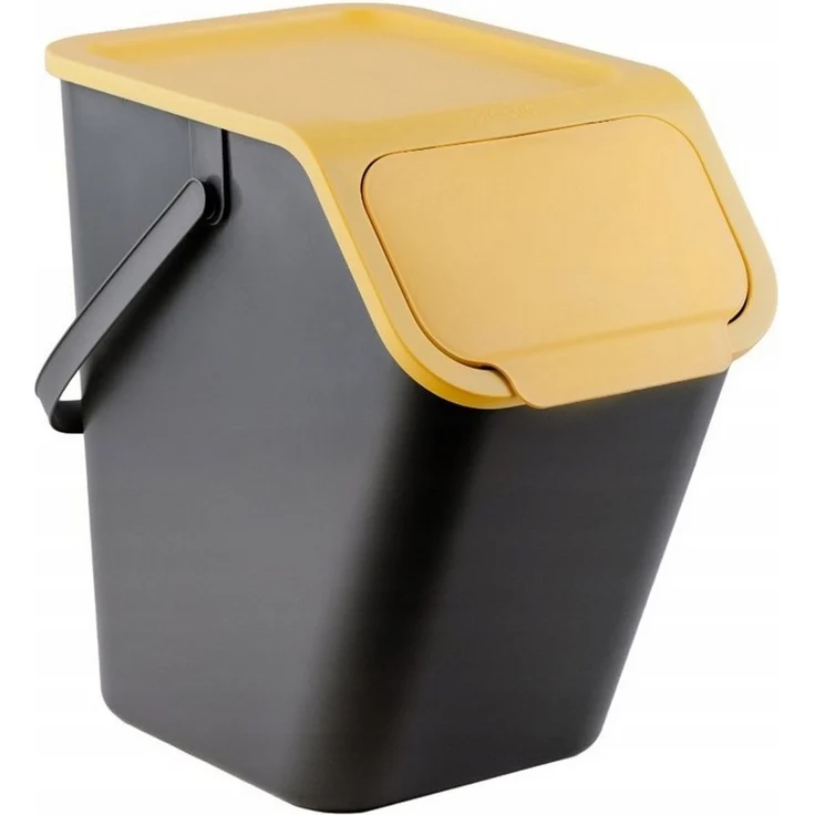 Practic Mülleimer Bini, 3-er Mülleimer-Set 3x25L – Bild 3