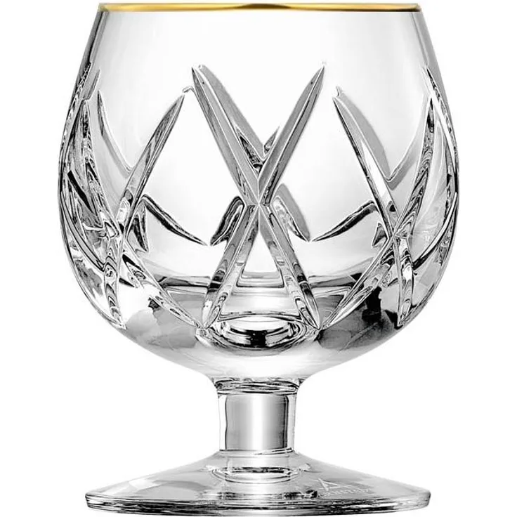 Cognacglas Kristall London Gold clear (10,6 cm)