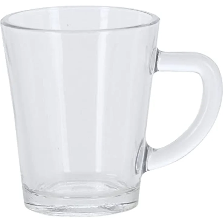 Koopmann Espressoglas mit Henkel 6tlg EH - Büro & Garten & Esszimmer & Wohnzimmer & Küche Gläser in Transparent – Bild 3