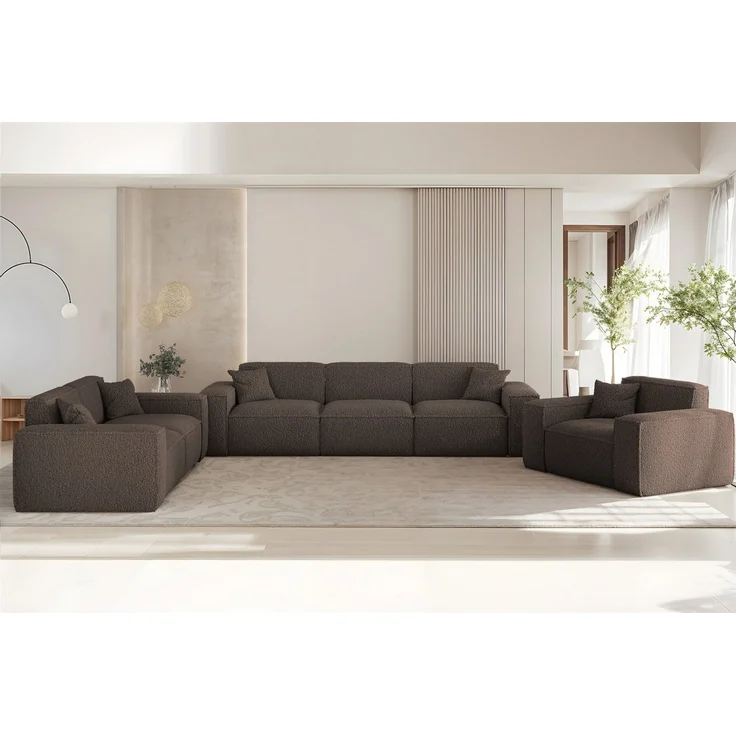 Sofa Designersofa CELES PREMIUM 3-Sitzer in Stoff Sven Braun – Bild 2