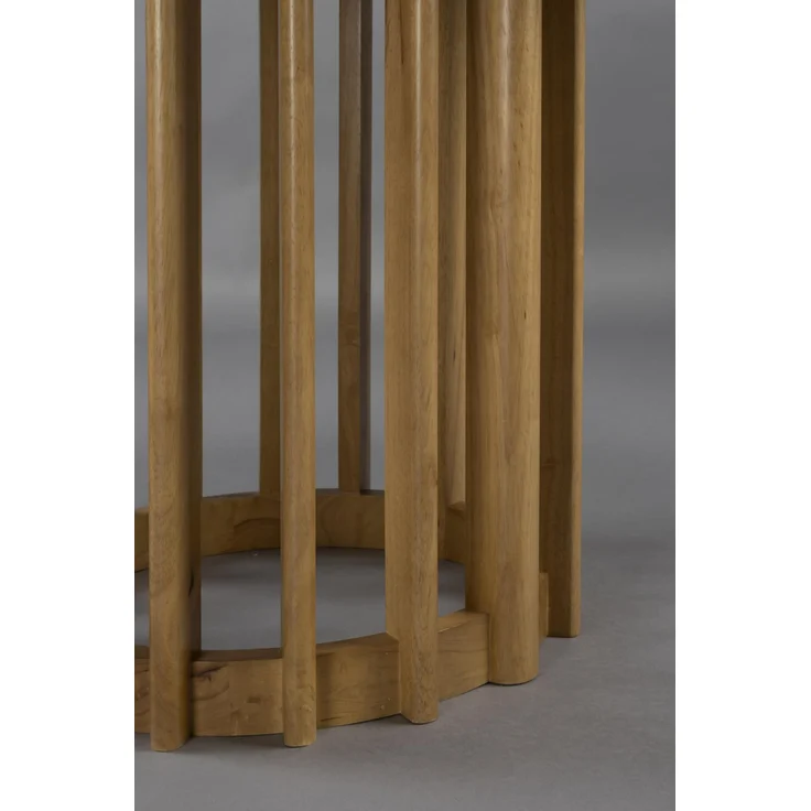 Esstisch BARLET Rund Ø 120 cm Eichenfurnierplatte von DutchBone – Bild 4