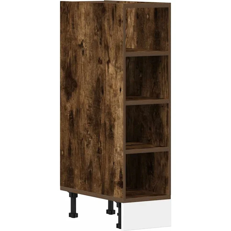 vidaXL Unterschrank Riga Räuchereiche 20x44,5x81,5 cm Holzwerkstoff 854188 – Bild 2