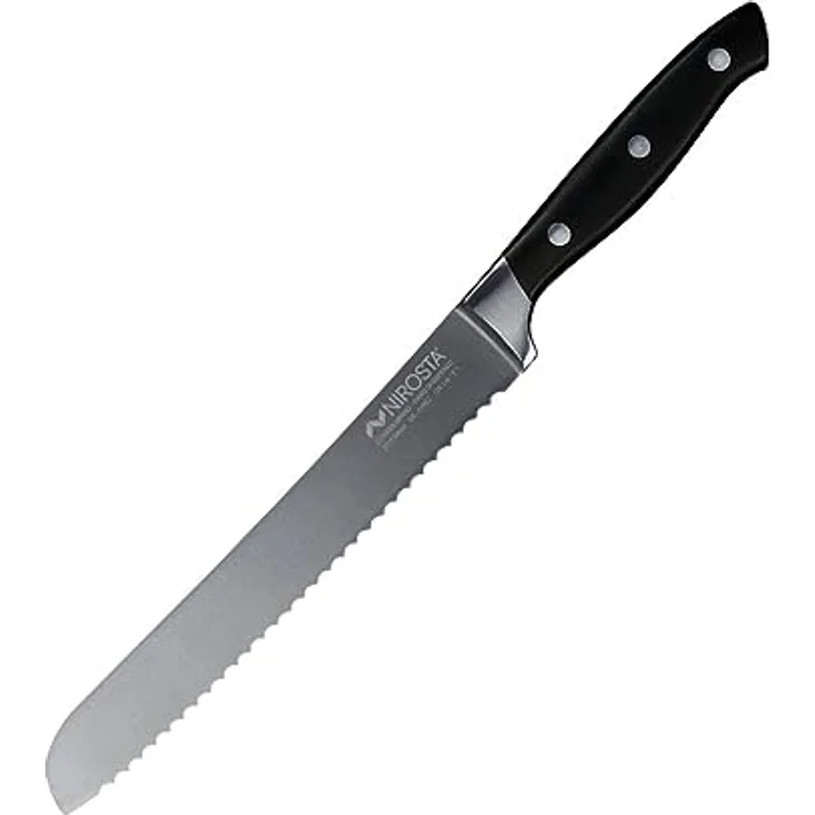 KNIVES 43902 TRINITY Brotmesser 34 cm mit genietetem Griff / Nirosta / CCrMoV – Bild 2