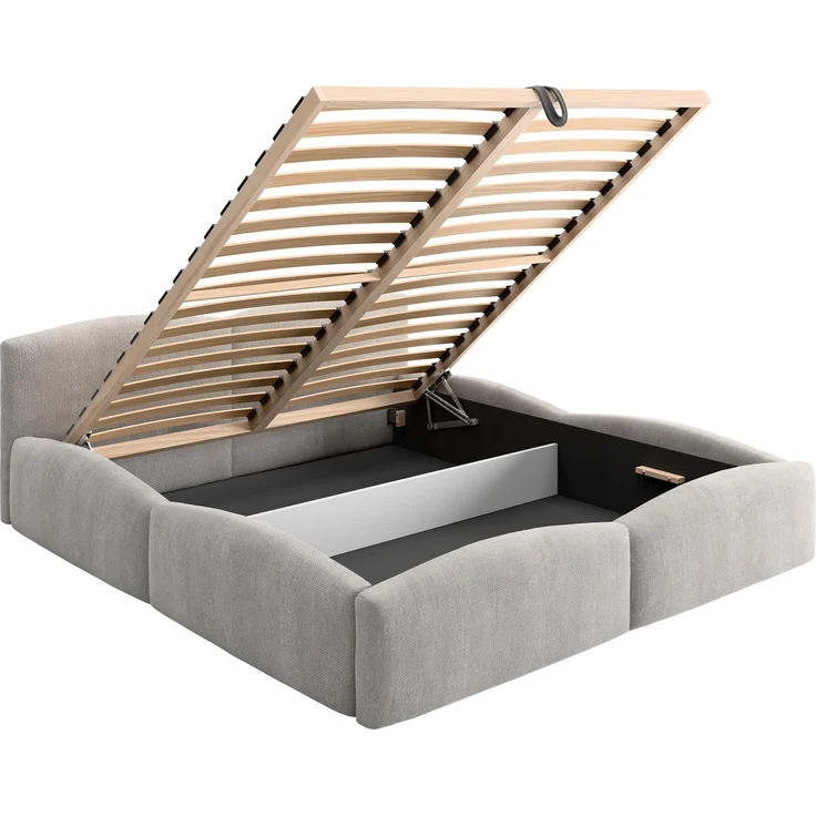 Polsterbett Mykilt (Farbe: Lumo 65, Größe: 140 x 200) – Bild 3