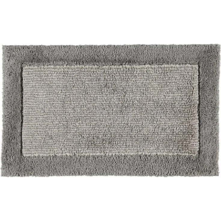 Cawö Badematte Badteppich Two-Tone Platin (70x120cm) – Bild 5