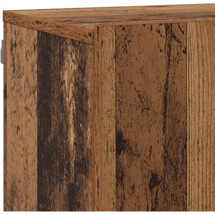 vidaXL TV-Einheiten Wandmontiert 6 pcs Altholz Holzwerkstoff 3403568 – Bild 9
