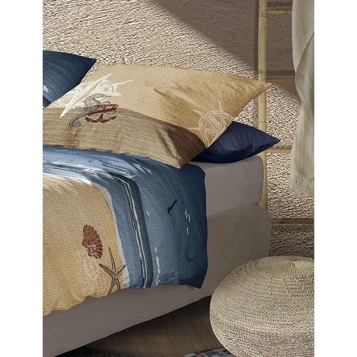 Irisette Bettwäsche Easy 8163, Seersucker, 2 teilig, pflegeleicht und bügelfrei – Bild 3