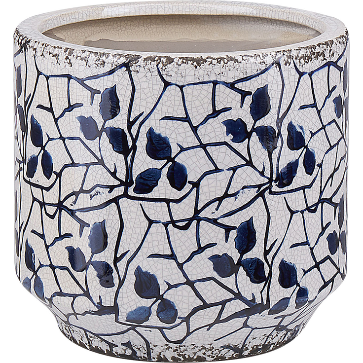 Blumenvase MYOS 15 cm Steinzeug Weiß
