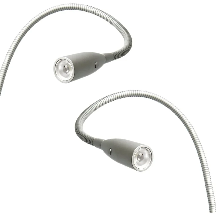 kalb Bettleuchte LED Leseleuchte Aufbauleuchte Nachttischlampe Bettlampe Leselampe, 2er Set, warmweiß – Bild 1