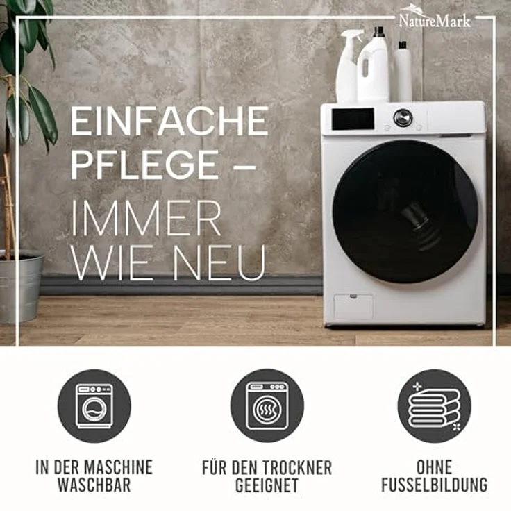 NatureMark Gästetücher – 20er Pack (30x50 cm), 100% Baumwolle, Oeko-TEX Zertifiziert, weich, saugfähig und pflegeleicht – Für Bad, Gäste & Spa – Pink – Bild 6