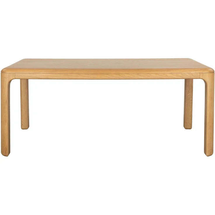 Zuiver Esstisch Oever 180 aus massivem Eichenholz für Esszimmer & Küche Beige 90x180x75 cm – Bild 3