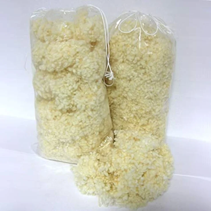Meivita Kissenfüllung 2x Merino Schafschurwollkugeln Nachfüllpack mit je 150 Gramm – Bild 2