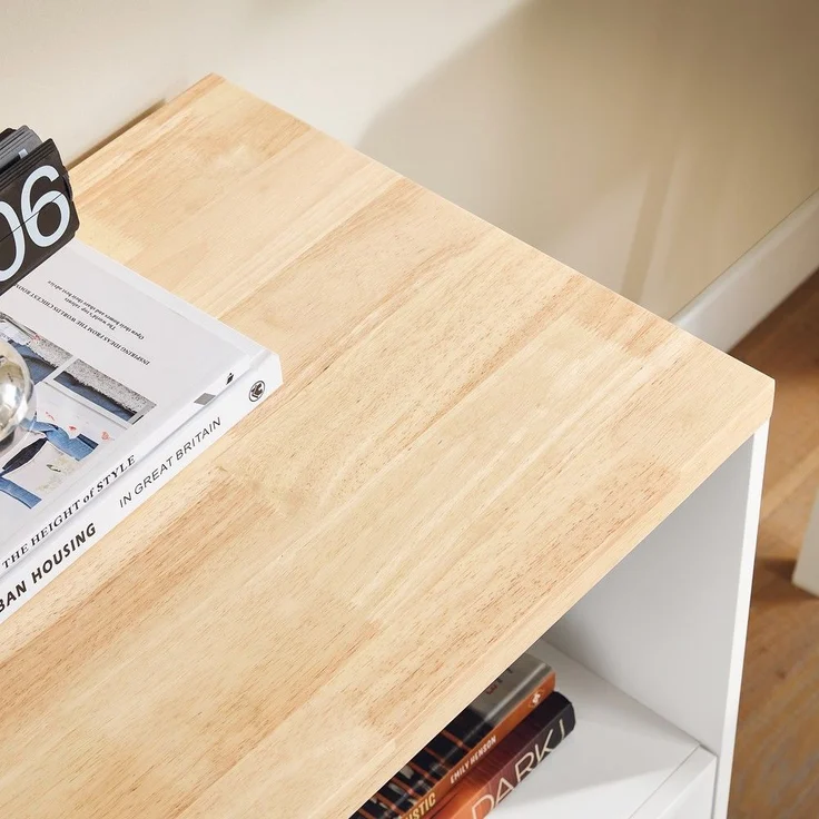 SoBuy ASK07-WN Schubladenschrank Büro, MDF, Lackiert, Weiß, 65 x 58 x 35 cm – Bild 7