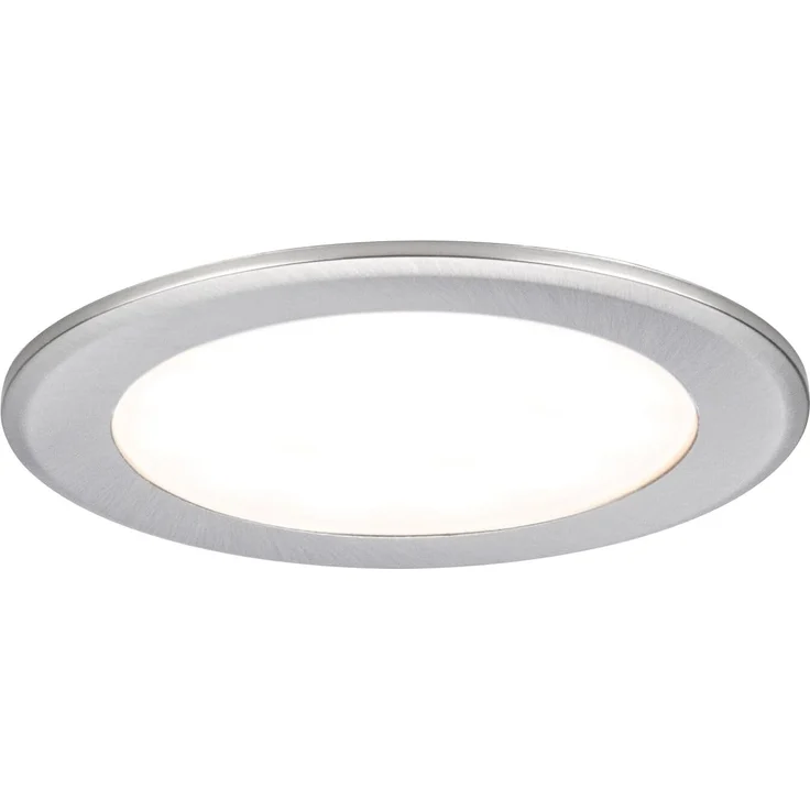 Paulmann LED Möbel-Einbauleuchte eisen gebürstet Ø 6,5 cm warmweiß 3er Set – Bild 11