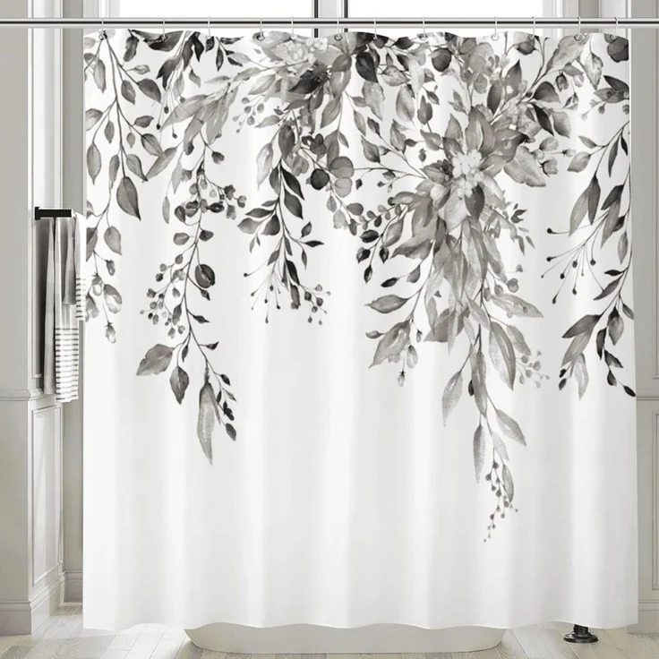 M&W DAS DESIGN Duschvorhang 180x200 Shower curtains Duschvorhang anti schimmel Waschbar – Bild 1