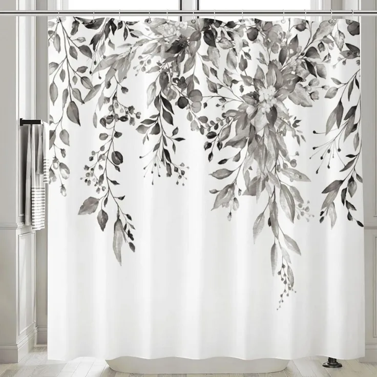 M&W DAS DESIGN Duschvorhang 180x200 Shower curtains Duschvorhang anti schimmel Waschbar