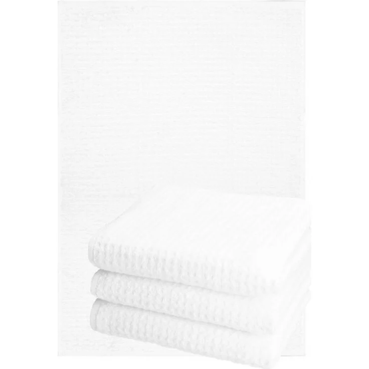 Betz Geschirrtuch 4er Set Küchenhandtücher Geschirrtücher 40x66 cm Farbe weiß, (Set, 4-tlg, 4 Küchentücher 40x66 cm), 4 Geschirrtücher Set – Bild 4