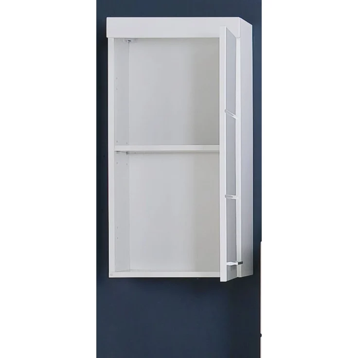 Badmöbel Hängeschrank Adamo Hochglanz weiß 37 x 77 cm – Bild 6