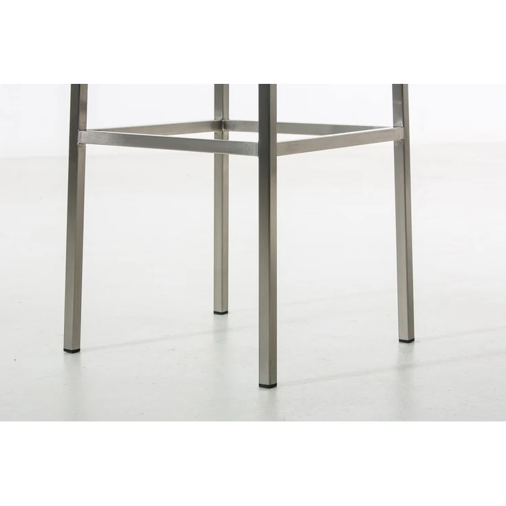 Barhocker BIDAN - Stoff Dunkelgrau 37x37x85 cm | Barstuhl Mit Lehne Tresenhocker Tresenstuhl Kneipenhocker Kneipenstuhl – Bild 6