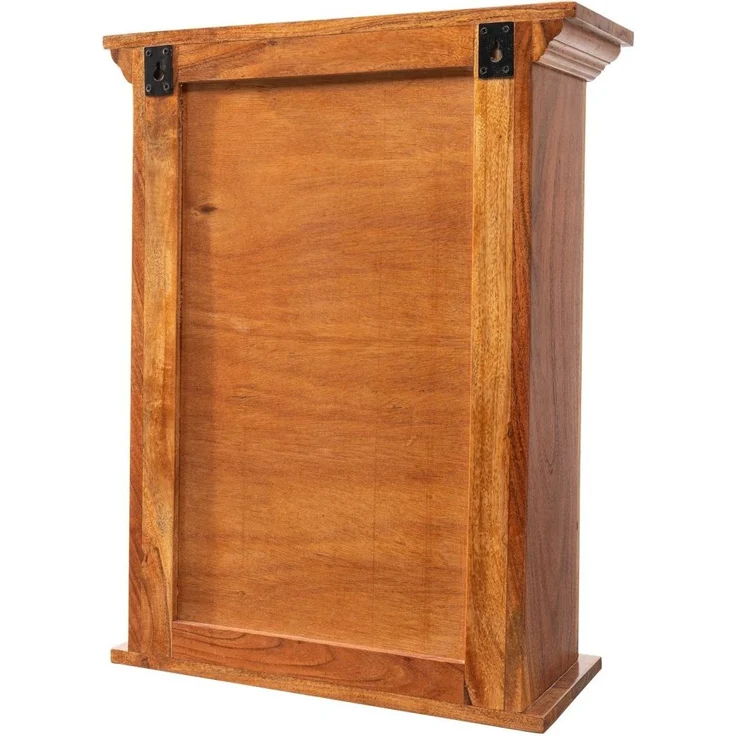 Hängevitrine Akazie 52x24x69 honig lackiert OXFORD #01002 – Bild 9