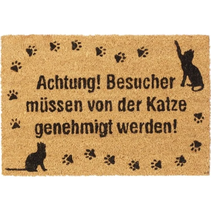 Fußmatte Kokos Katze 10032750 – Bild 1