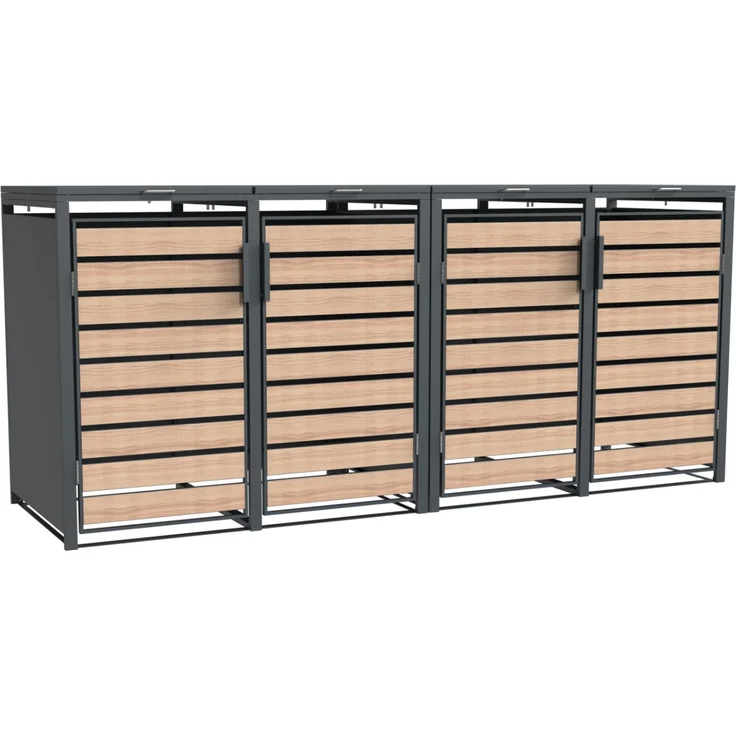 Westmann Metall Mülltonnenbox Lacina | 4x240 L | – Bild 1