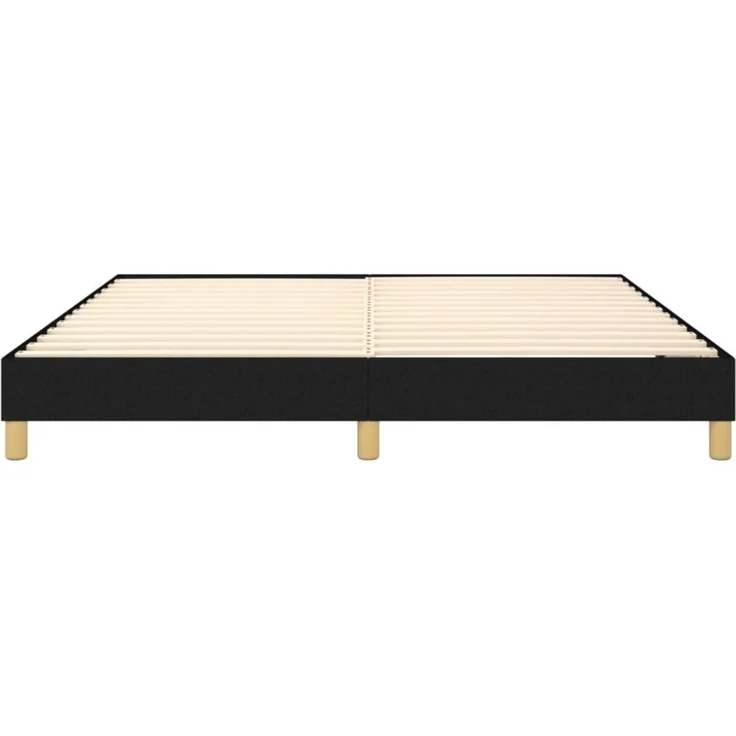 Boxspringbett Schwarz 160x200 cm Stoff [3120624] – Bild 2